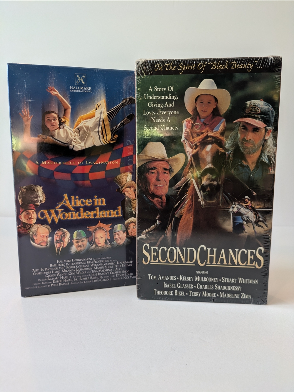 Alice in Wonderland & Second Chances VHS Box Set - Blue, Black, Brown